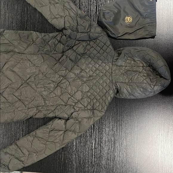Michael Kors Quilted Jacket in Dark Green - Picture 3 of 4